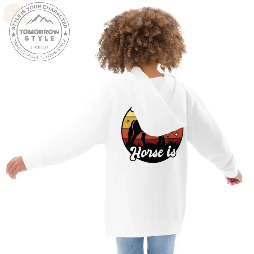 Cozy Adventures: Flauschiger Fleece - Hoodie für Mädchen - Tomorrow Style