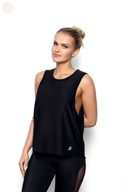 Freches Mesh - Tank: Feminine Bluse mit transparentem Einsatz - Tomorrow Style