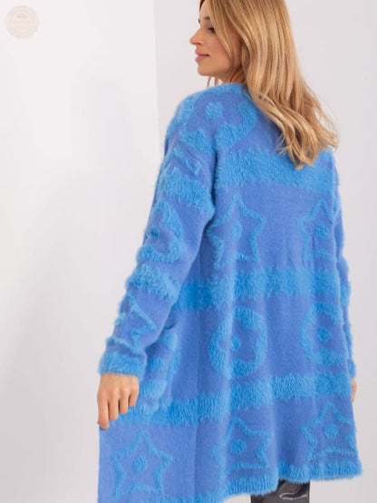 Freedom Knit: Aufgeknöpfter blauer Cardigan - Tomorrow Style