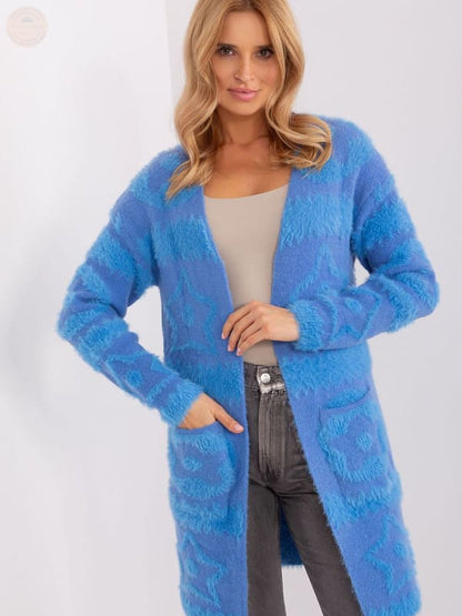 Freedom Knit: Aufgeknöpfter blauer Cardigan - Tomorrow Style