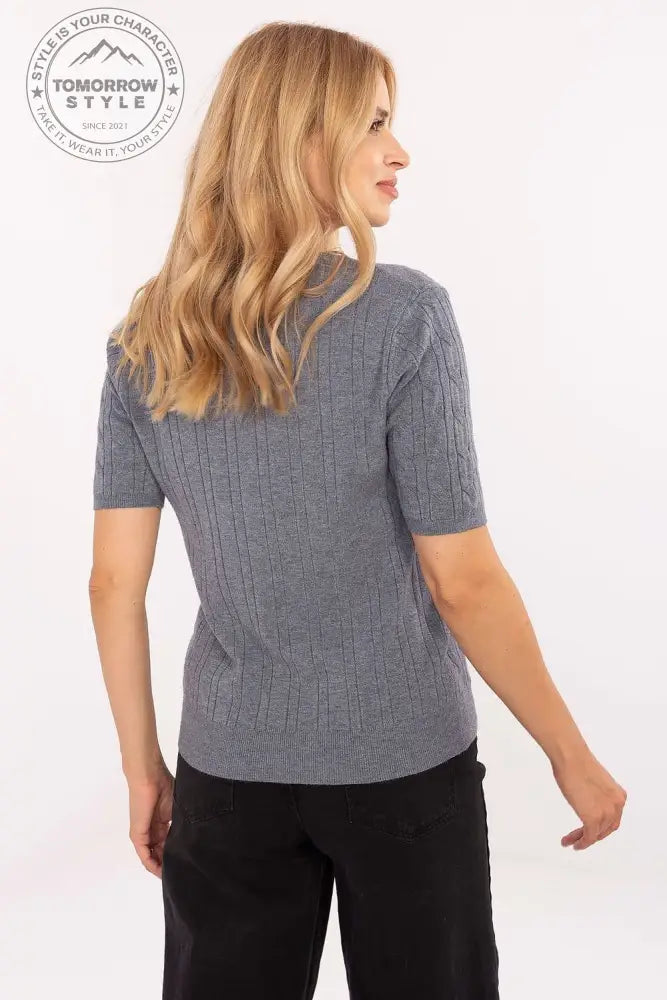 Fröhlicher Kurzarm Pullover für strahlende Tage! - Tomorrow Style