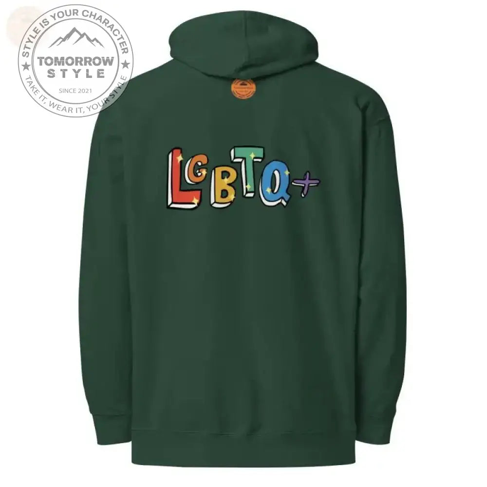 Gemütlicher bestickter Kapuzenpullover – 28 Zoll - Tomorrow Style