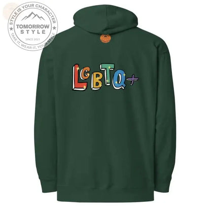 Gemütlicher bestickter Kapuzenpullover – 28 Zoll - Tomorrow Style