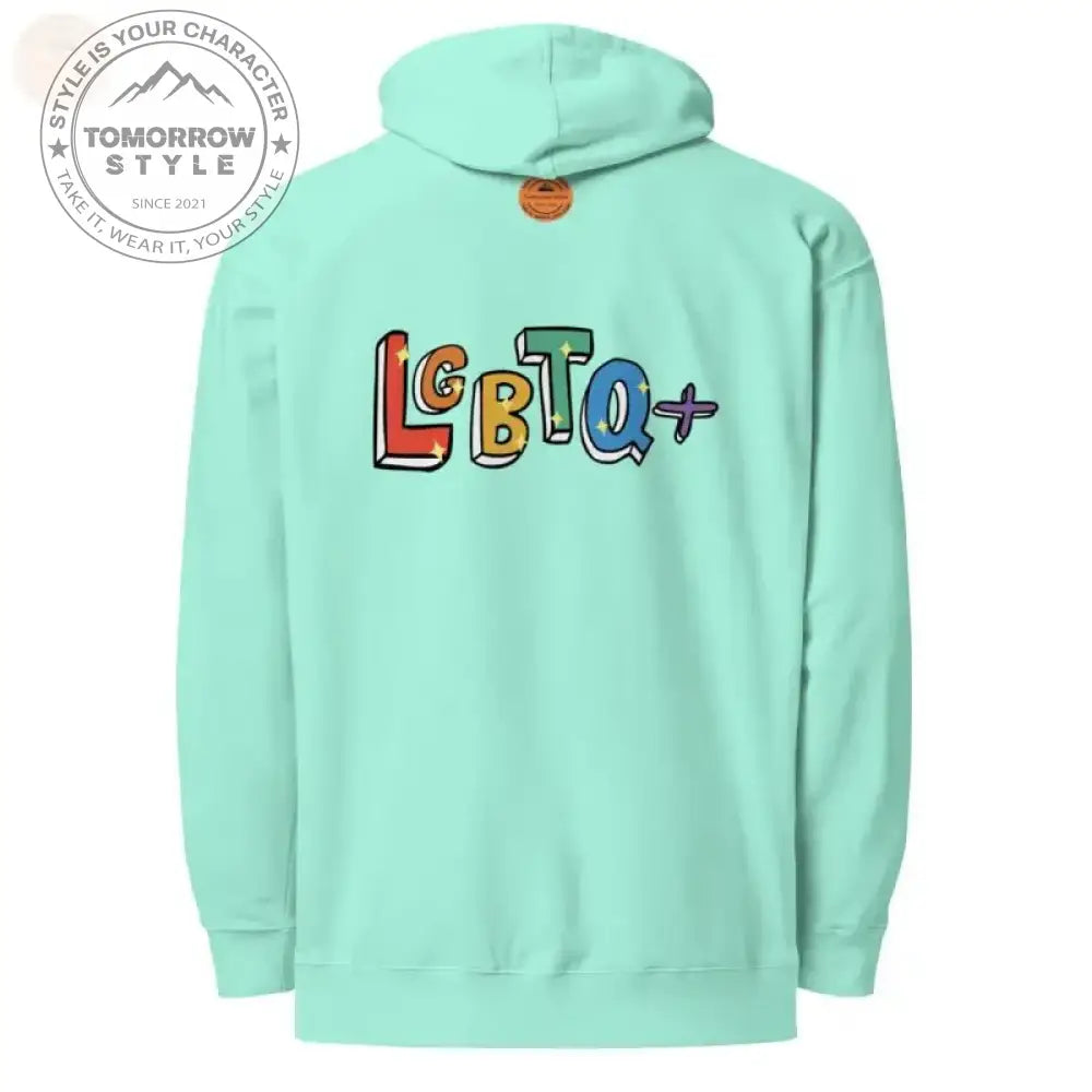 Gemütlicher bestickter Kapuzenpullover – 28 Zoll - Tomorrow Style