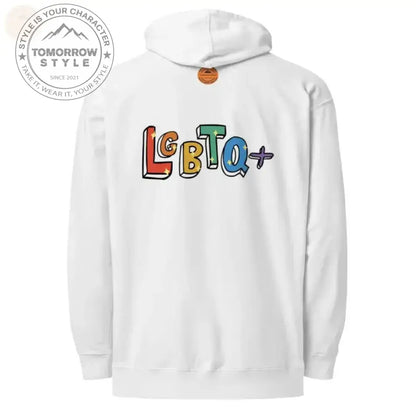 Gemütlicher bestickter Kapuzenpullover – 28 Zoll - Tomorrow Style