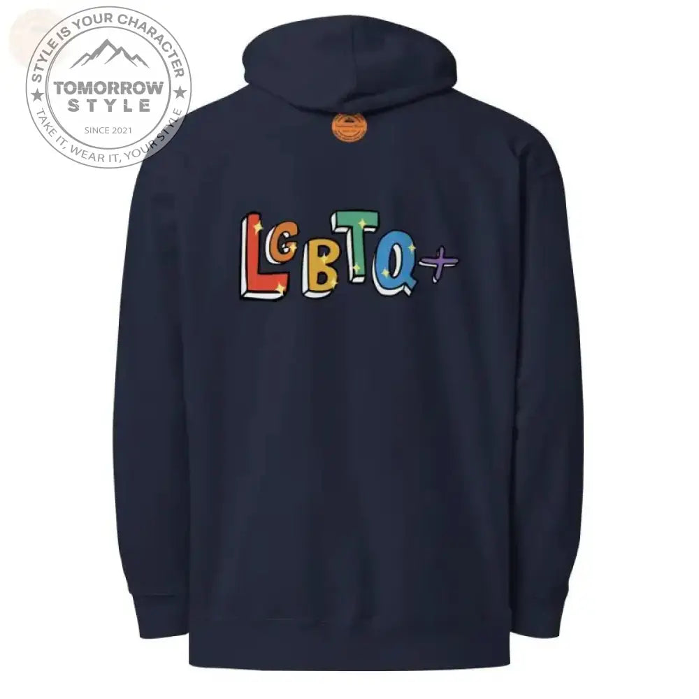 Gemütlicher bestickter Kapuzenpullover – 28 Zoll - Tomorrow Style