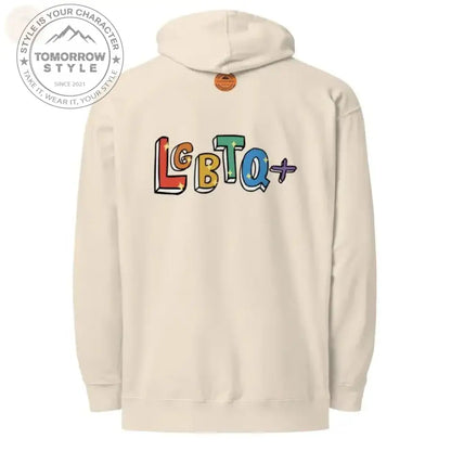 Gemütlicher bestickter Kapuzenpullover – 28 Zoll - Tomorrow Style