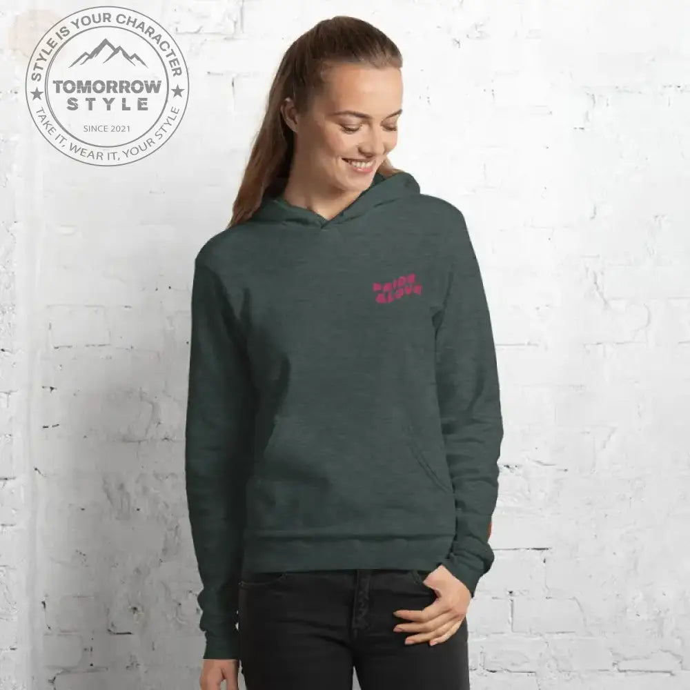 Damen Hoodie - Heather Wald / S