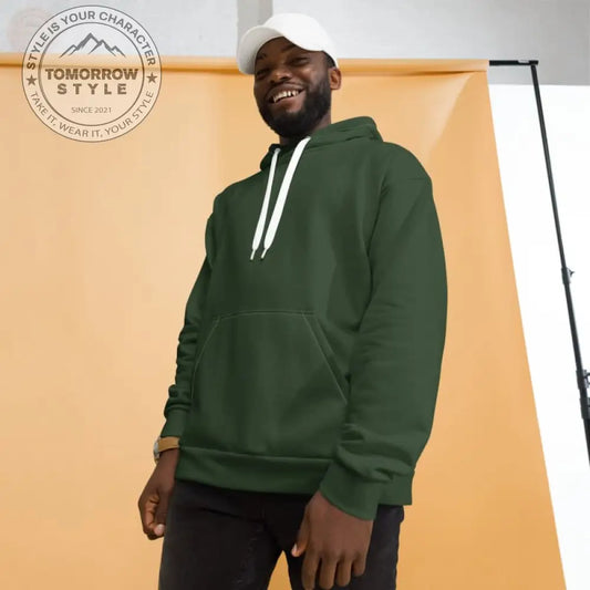 Gemütlicher Fleece - Hoodie für Herren: Ultimativer Komfort für kühle Nächte - Tomorrow Style