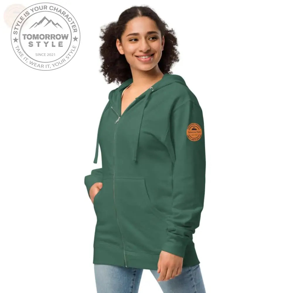 Gemütlicher Kapuzenpullover aus meliertem Fleece für modische Frauen - Tomorrow Style