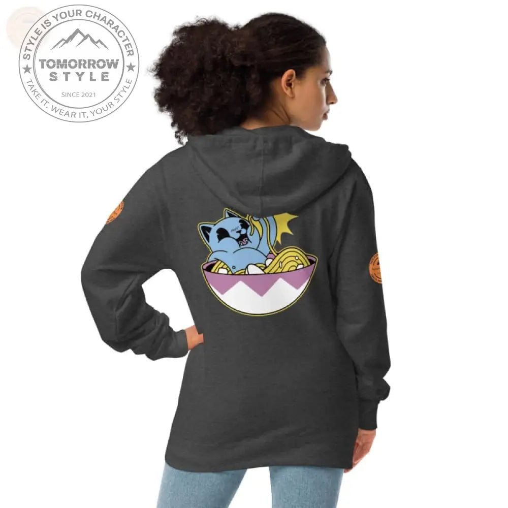 Gemütlicher Kapuzenpullover aus meliertem Fleece für modische Frauen - Tomorrow Style