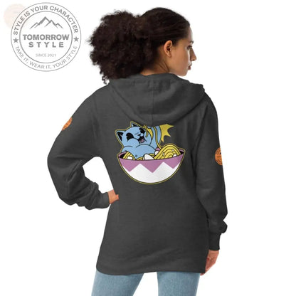 Gemütlicher Kapuzenpullover aus meliertem Fleece für modische Frauen - Tomorrow Style