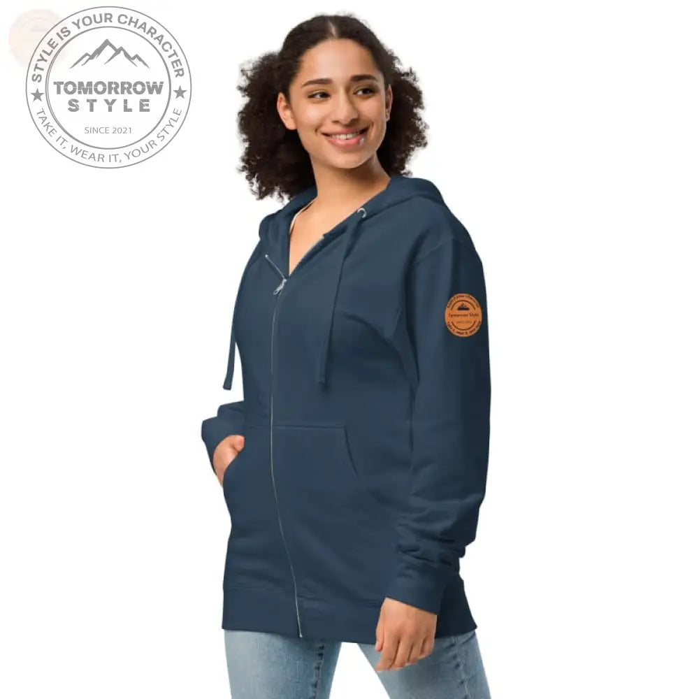 Gemütlicher Kapuzenpullover aus meliertem Fleece für modische Frauen - Tomorrow Style