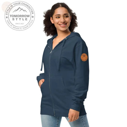 Gemütlicher Kapuzenpullover aus meliertem Fleece für modische Frauen - Tomorrow Style