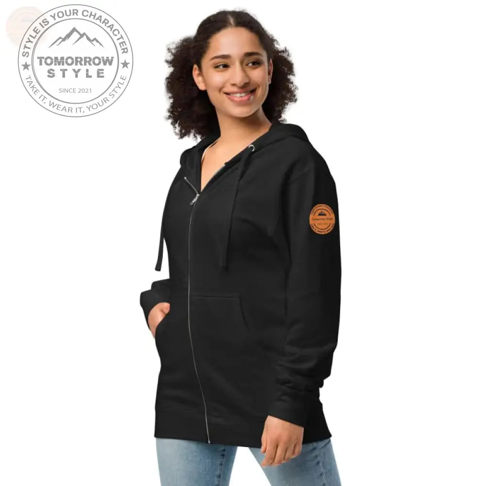 Gemütlicher Kapuzenpullover aus meliertem Fleece für modische Frauen - Tomorrow Style