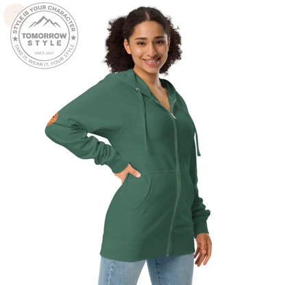 Gemütlicher Kapuzenpullover aus meliertem Fleece für modische Frauen - Tomorrow Style