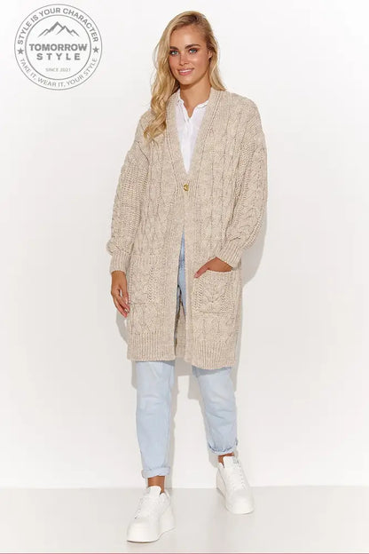 Cardigan Model 184394 Makadamia - Tomorrow Style