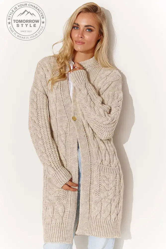 Cardigan Model 184394 Makadamia - Tomorrow Style