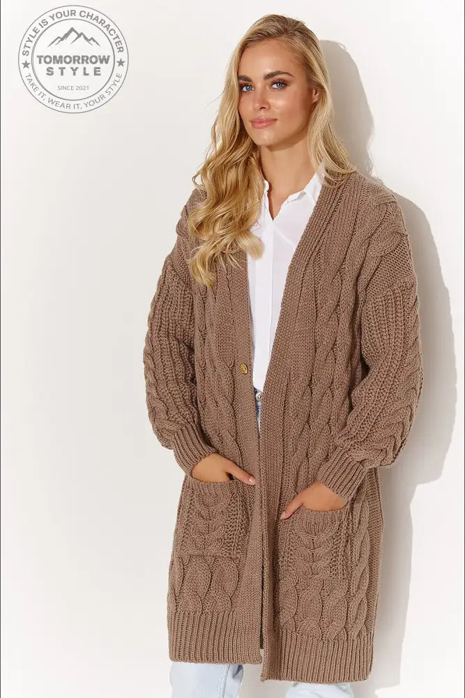 Cardigan Model 184394 Makadamia - Tomorrow Style