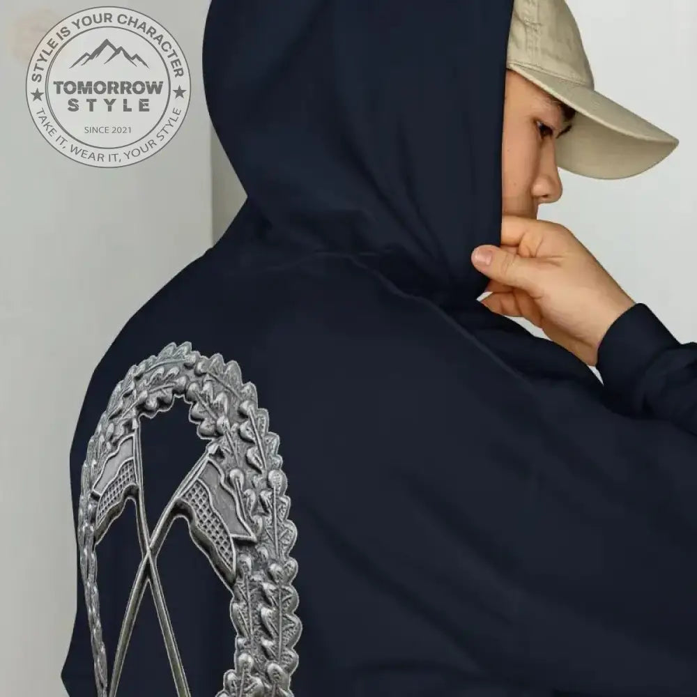 Gemütlicher Premium Kapuzenpullover der Bundeswehr mit Stickerei - Perfekt für kühlere Abende! - Tomorrow Style