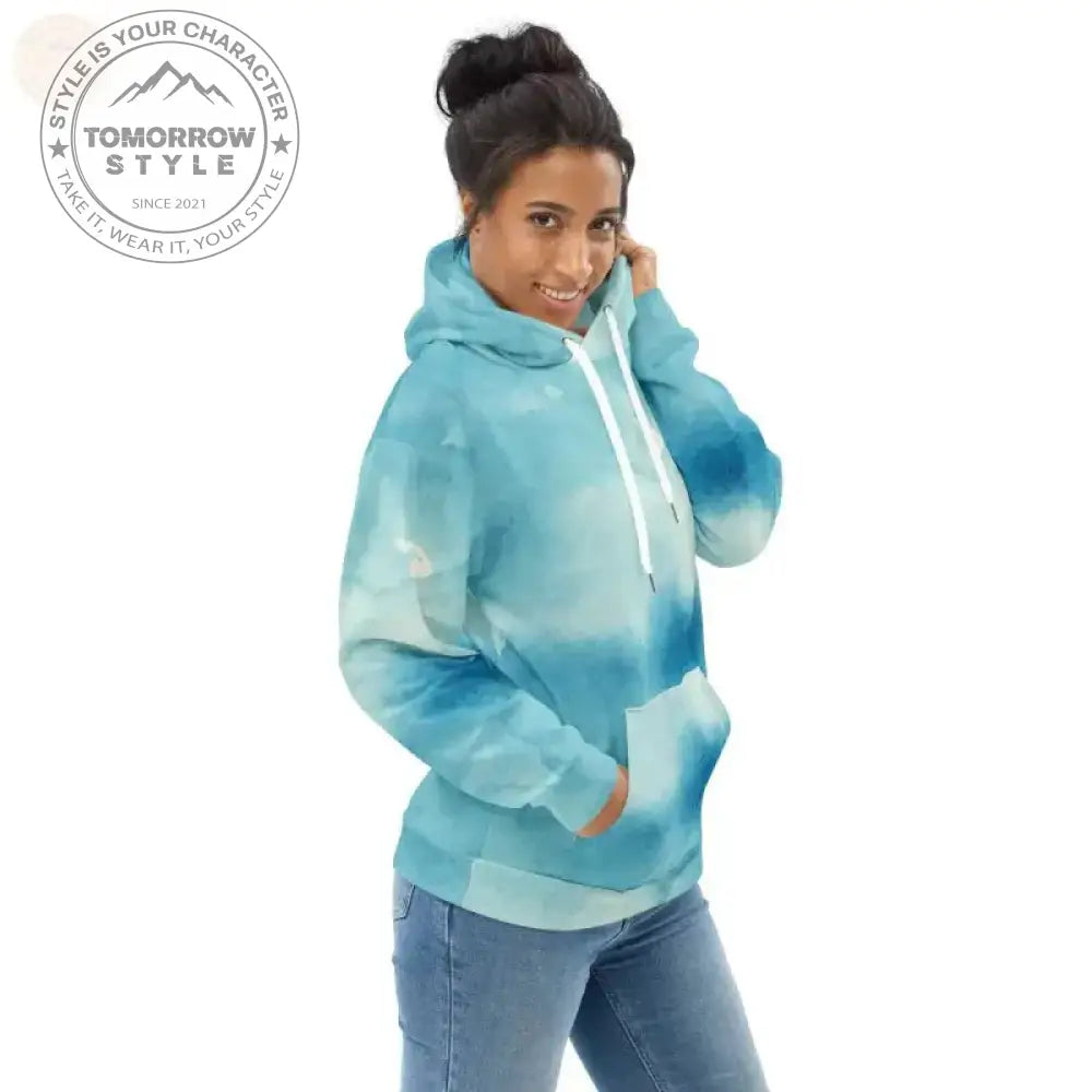 Gemütlicher, schicker Damen - Kapuzenpullover – 9 Unzen Zoll Stoffgewicht - Tomorrow Style