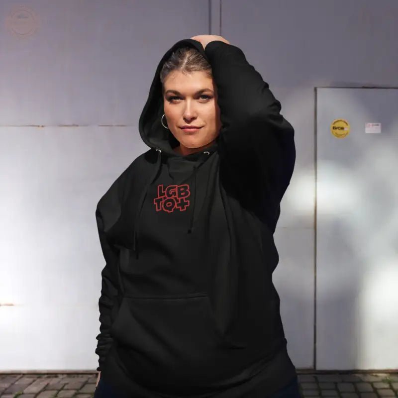 Gemütlicher bestickter Kapuzenpullover – 28 Zoll - Tomorrow Style