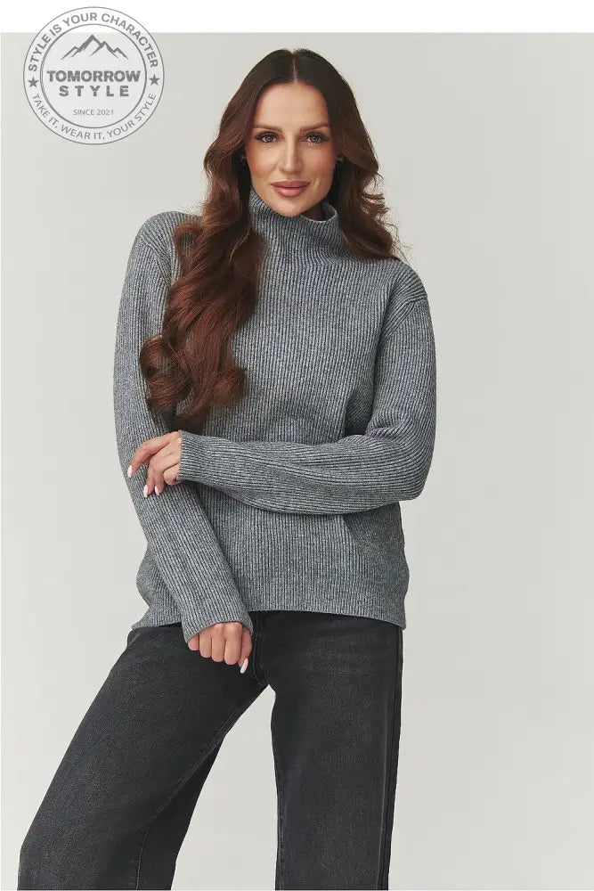 Gerippter Rollkragenpullover - Tomorrow Style