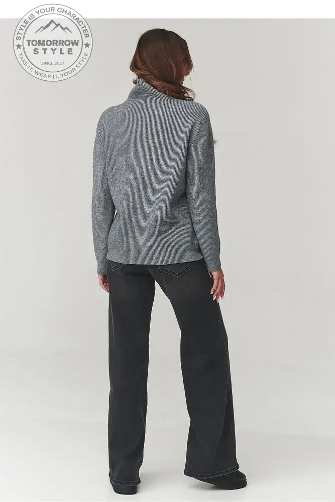 Gerippter Rollkragenpullover - Tomorrow Style