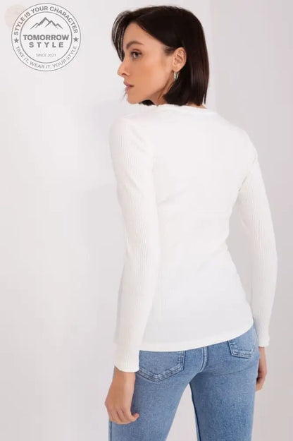 Gestreifte, schicke Bluse mit Rundhalsausschnitt! - Tomorrow Style