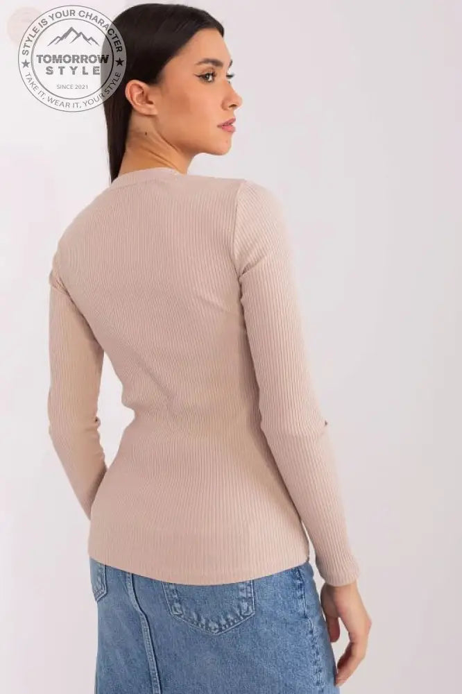 Gestreifte, schicke Bluse mit Rundhalsausschnitt! - Tomorrow Style