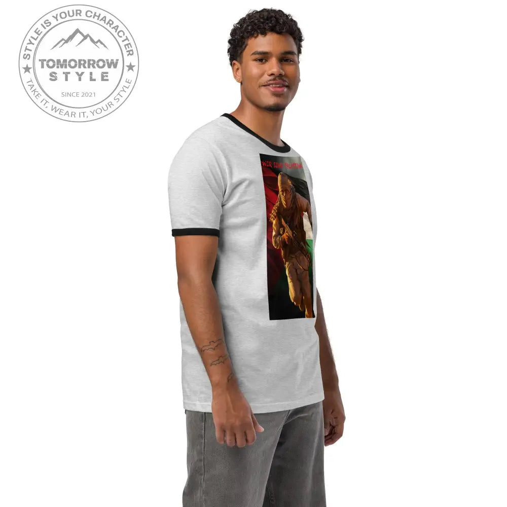 Herren Bedrucktes T-Shirt: 'Wir sind Palästine - Tomorrow Style