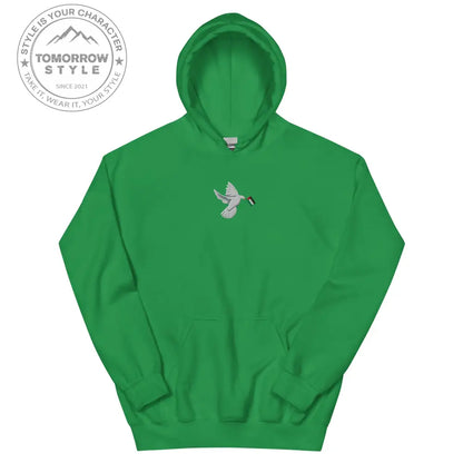 Herren Hoodie mit besticktem Frieden Vogel und Palästinenserflagge - Tomorrow Style