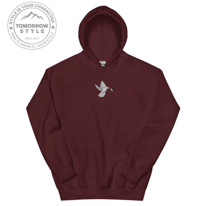 Herren Hoodie mit besticktem Frieden Vogel und Palästinenserflagge - Tomorrow Style