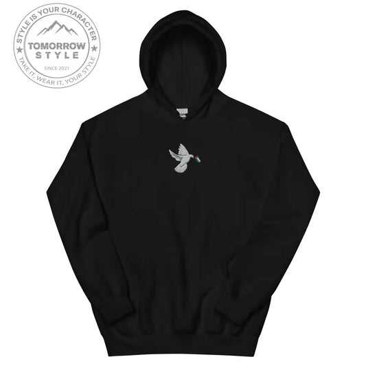 Herren Hoodie mit besticktem Frieden Vogel und Palästinenserflagge - Tomorrow Style