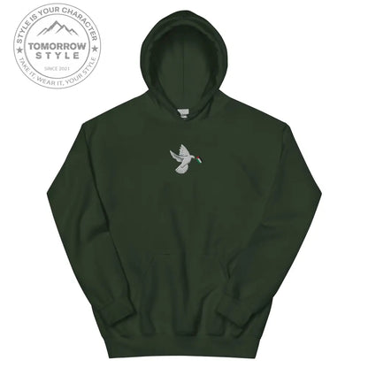 Herren Hoodie mit besticktem Frieden Vogel und Palästinenserflagge - Tomorrow Style