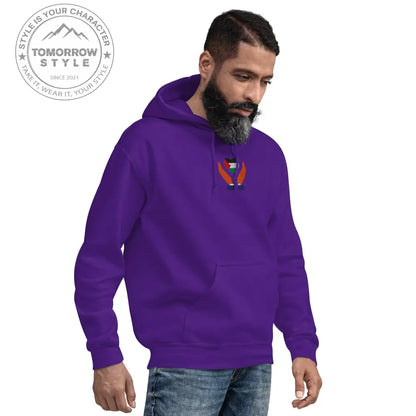 Herren Hoodie mit bestickter Palästinenserflagge - Tomorrow Style
