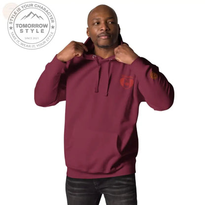 Ultimate Comfort: Bestickter Herren Hoodie - Tomorrow Style