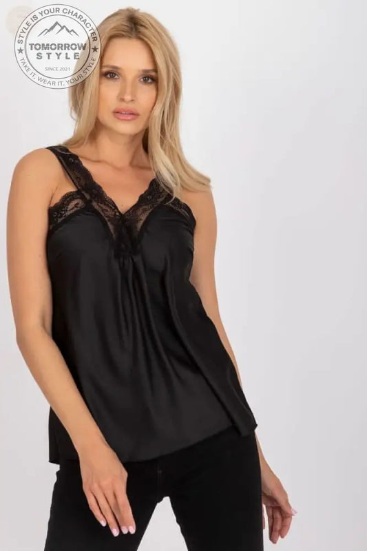 Herzförmiges Top aus Satin und Spitze - Tomorrow Style