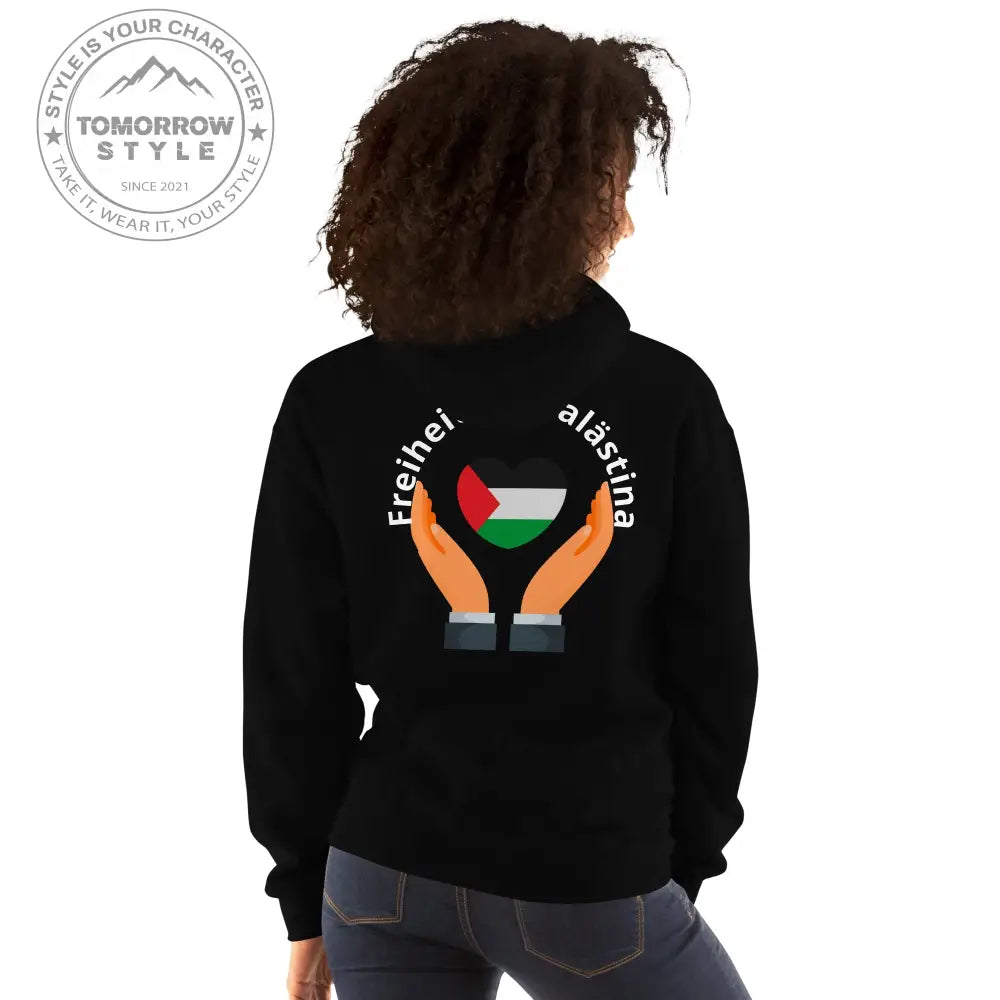 Hoodie für Damen – Palästinenserflagge mit dem Motto „Freiheit für Palästina“ - Tomorrow Style