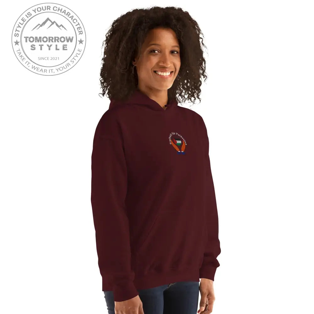 Hoodie für Damen – Palästinenserflagge mit dem Motto „Freiheit für Palästina“ - Tomorrow Style