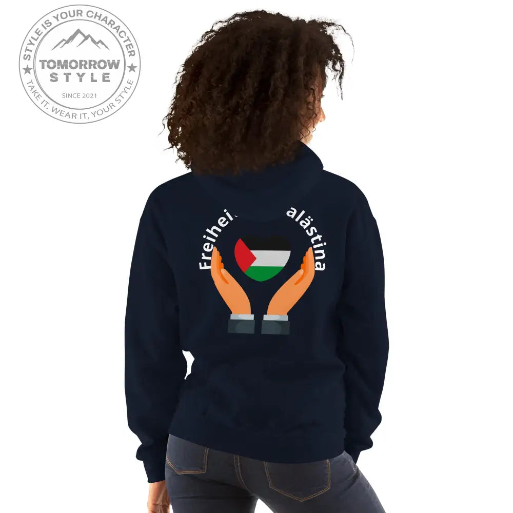 Hoodie für Damen – Palästinenserflagge mit dem Motto „Freiheit für Palästina“ - Tomorrow Style