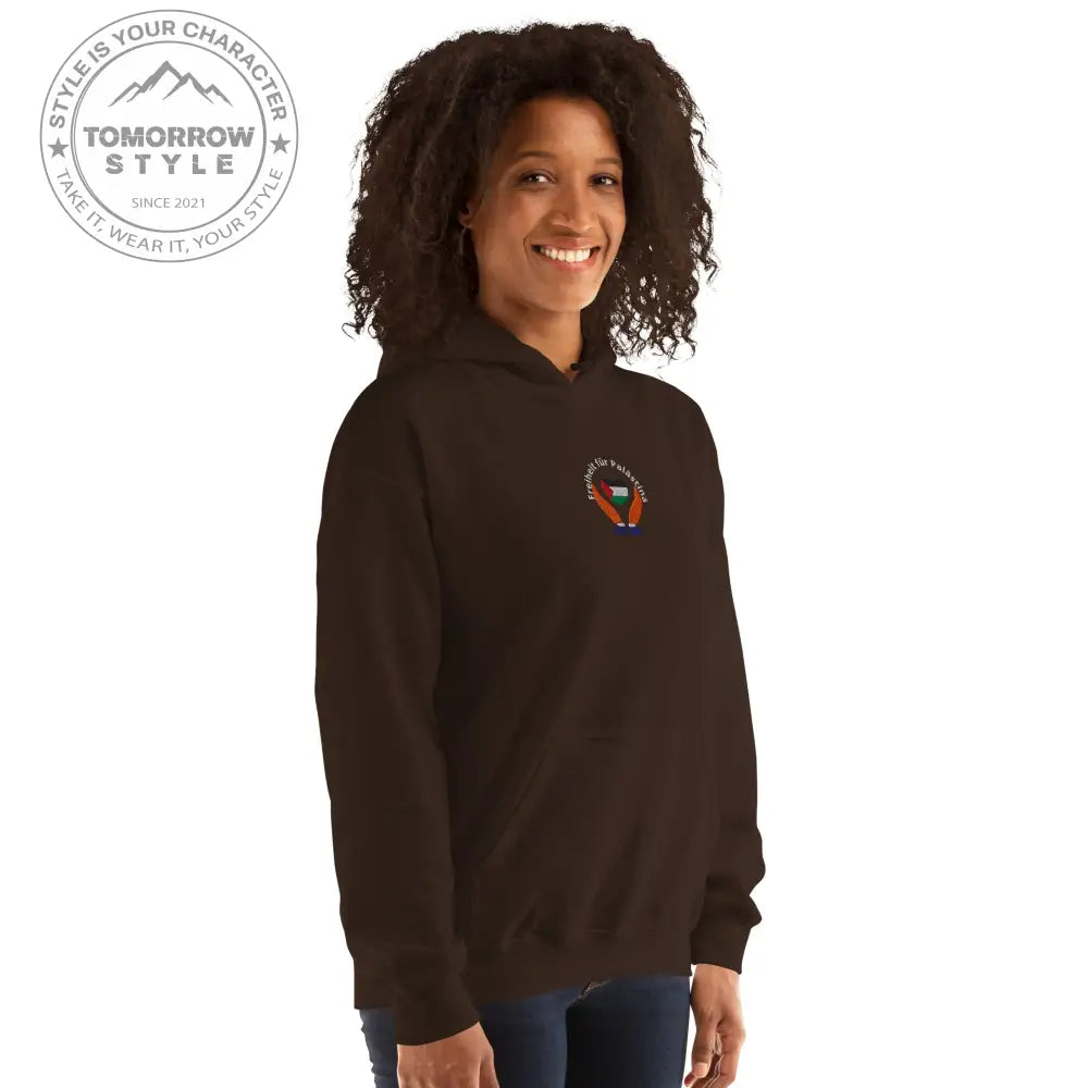 Hoodie für Damen – Palästinenserflagge mit dem Motto „Freiheit für Palästina“ - Tomorrow Style