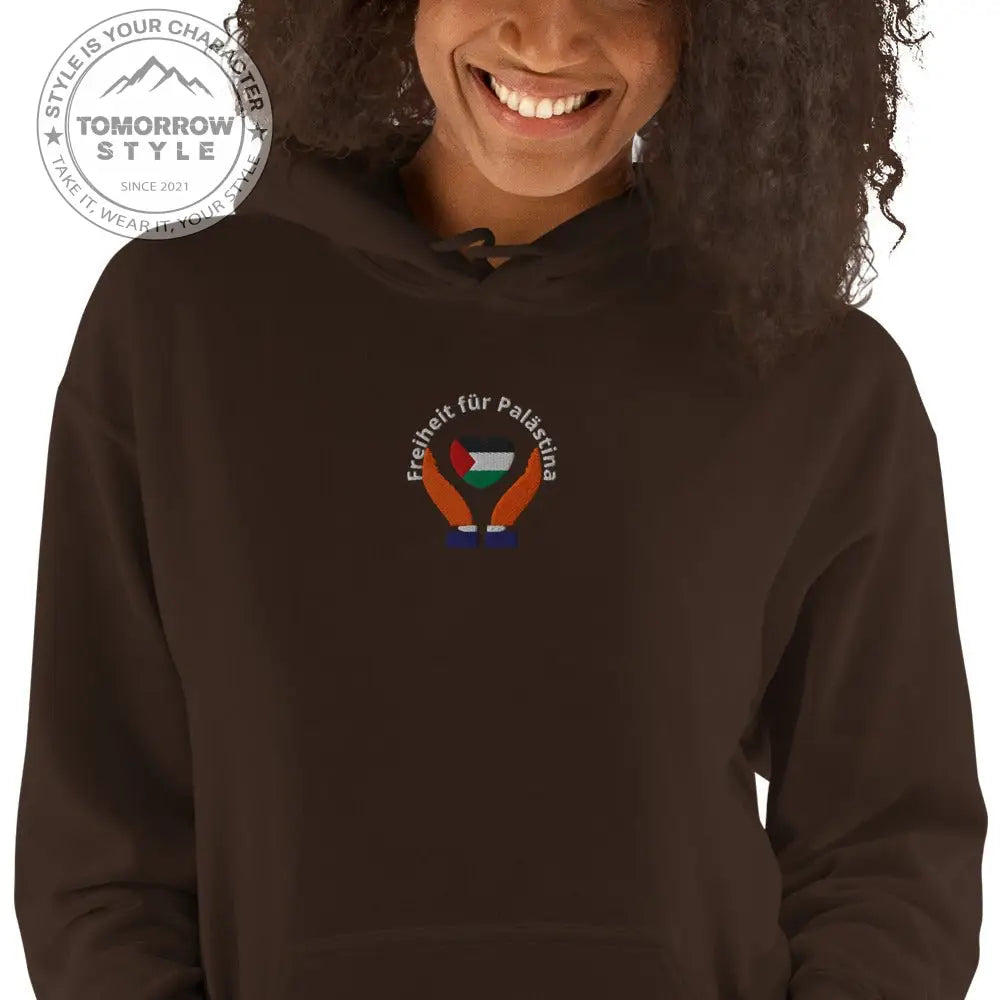 Hoodie für Damen – Palästinenserflagge mit dem Motto „Freiheit für Palästina“ - Tomorrow Style