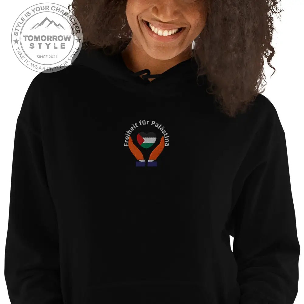 Hoodie für Damen – Palästinenserflagge mit dem Motto „Freiheit für Palästina“ - Tomorrow Style