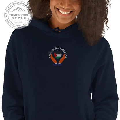 Hoodie für Damen – Palästinenserflagge mit dem Motto „Freiheit für Palästina“ - Tomorrow Style
