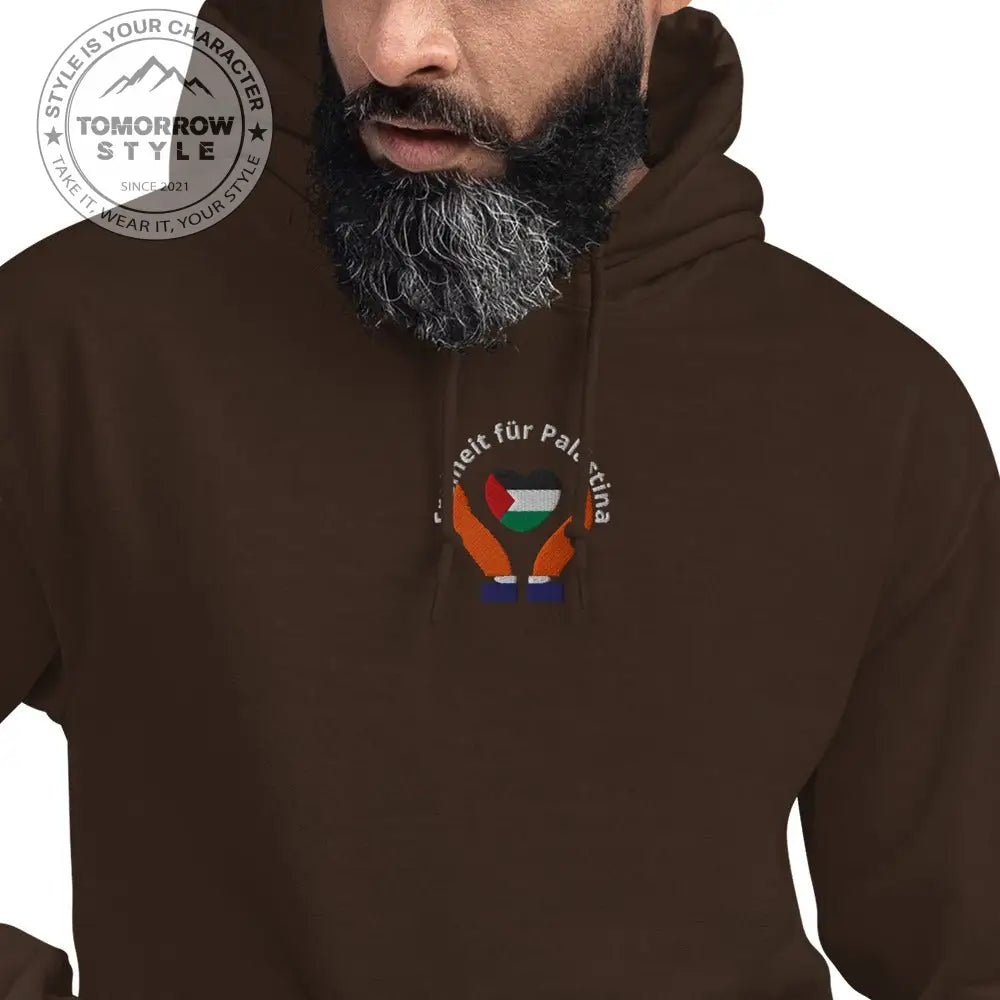Hoodie für Herren – Palästinenserflagge mit dem Motto „Freiheit für Palästina“ - Tomorrow Style