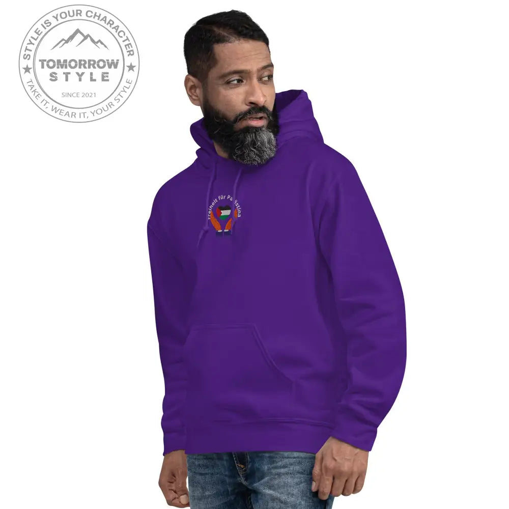 Hoodie für Herren – Palästinenserflagge mit dem Motto „Freiheit für Palästina“ - Tomorrow Style