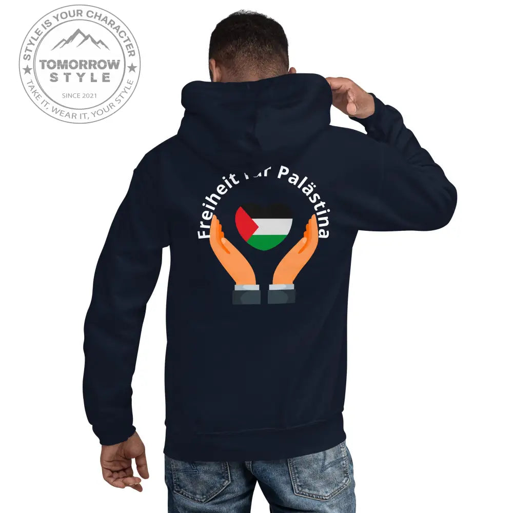 Hoodie für Herren – Palästinenserflagge mit dem Motto „Freiheit für Palästina“ - Tomorrow Style