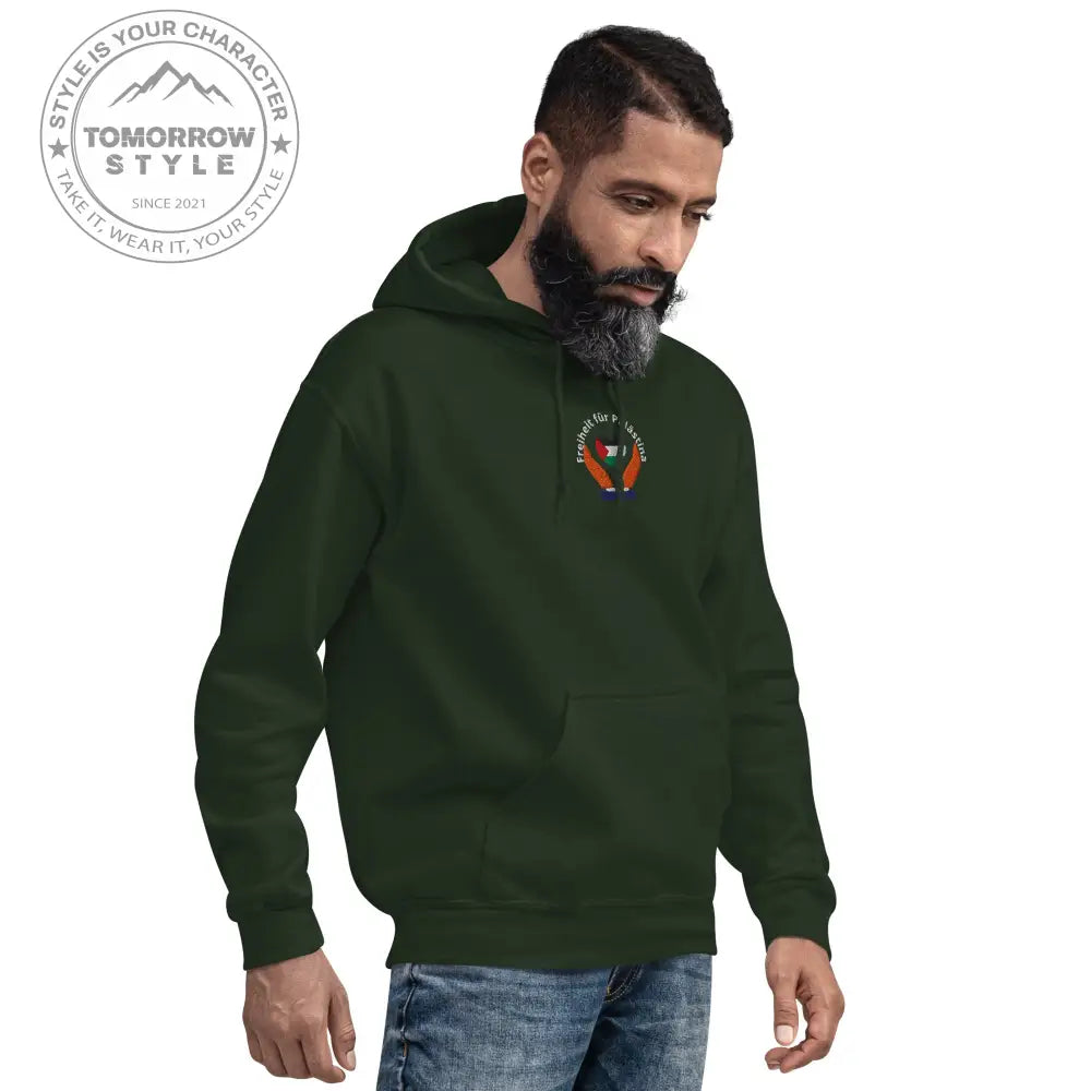 Hoodie für Herren – Palästinenserflagge mit dem Motto „Freiheit für Palästina“ - Tomorrow Style