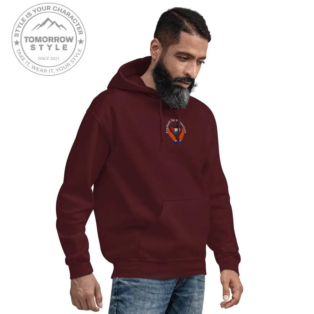 Hoodie für Herren – Palästinenserflagge mit dem Motto „Freiheit für Palästina“ - Tomorrow Style